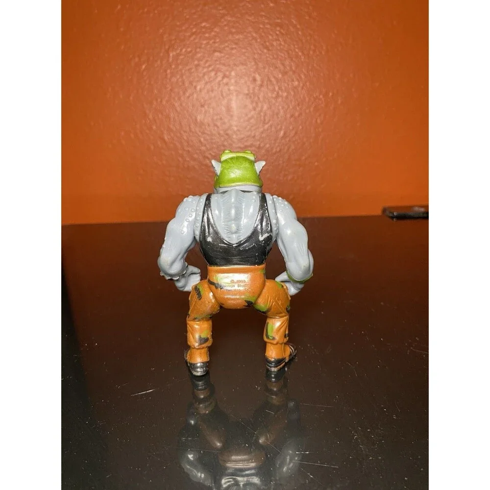 Vintage 1988 TMNT Rocksteady Action Figure Playmates Mirage Studios Rhino Toy